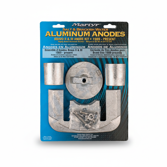 Zinc Anode Kit MerCruiser Bravo 2 and 3 Sterndrive