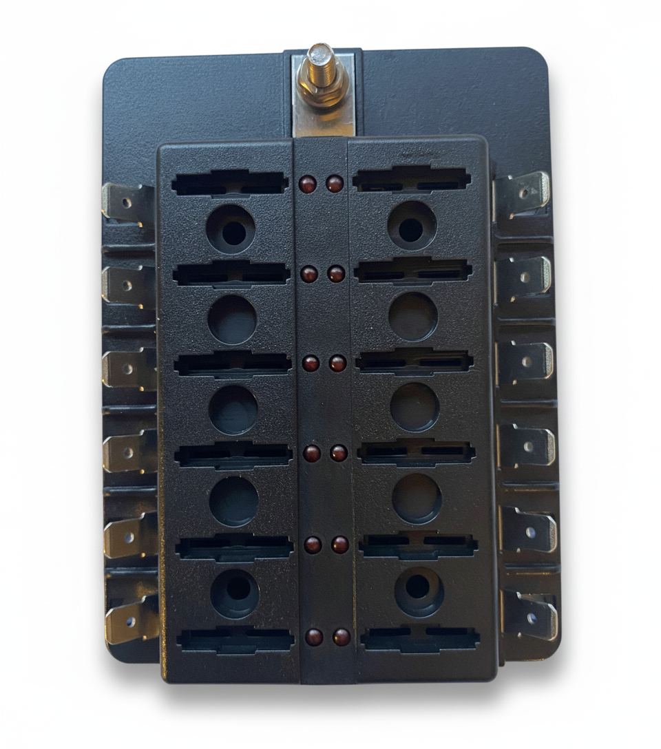 12 Way Blade Style Fuse Holder Box - Clearance Item