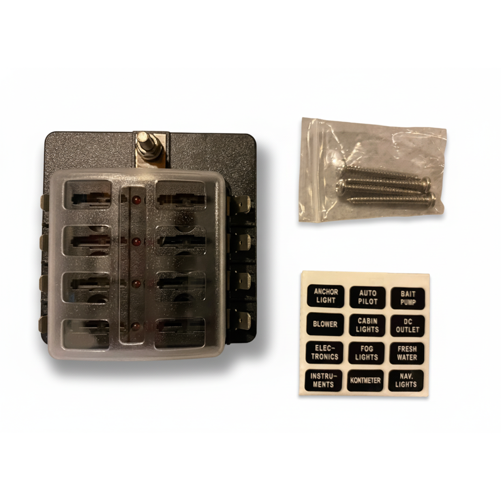 8 Way Blade Style Fuse Holder Box - Clearance Item