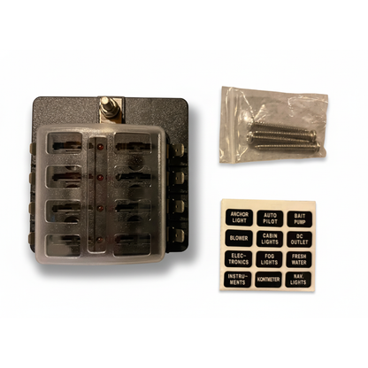 8 Way Blade Style Fuse Holder Box - Clearance Item