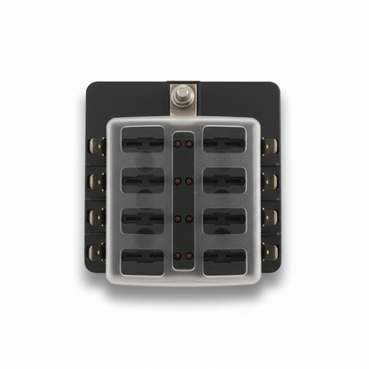 8 Way Blade Style Fuse Holder Box - Clearance Item